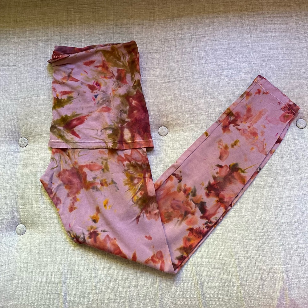 Talia organic cotton ice dye pants